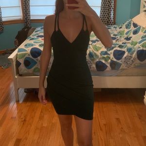 PrettyLittleThing Hunter Green Bodycon dress size4